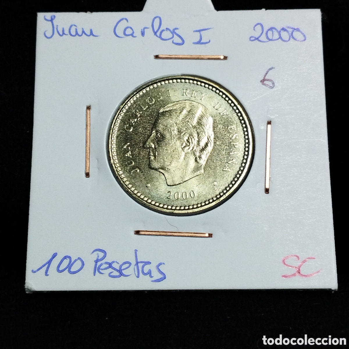 Monedas Juan Carlos I: Moneda 100 pesetas. 2000. Juan Carlos l. SC