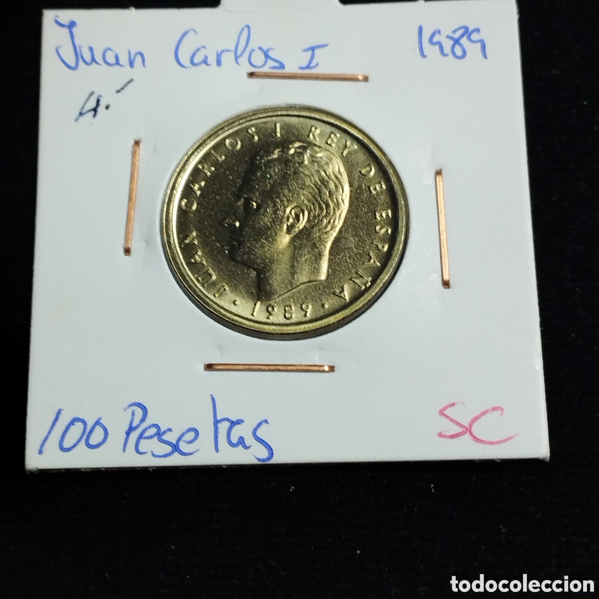 Monedas Juan Carlos I: Moneda 100 pesetas. 1989. Juan Carlos l. SC