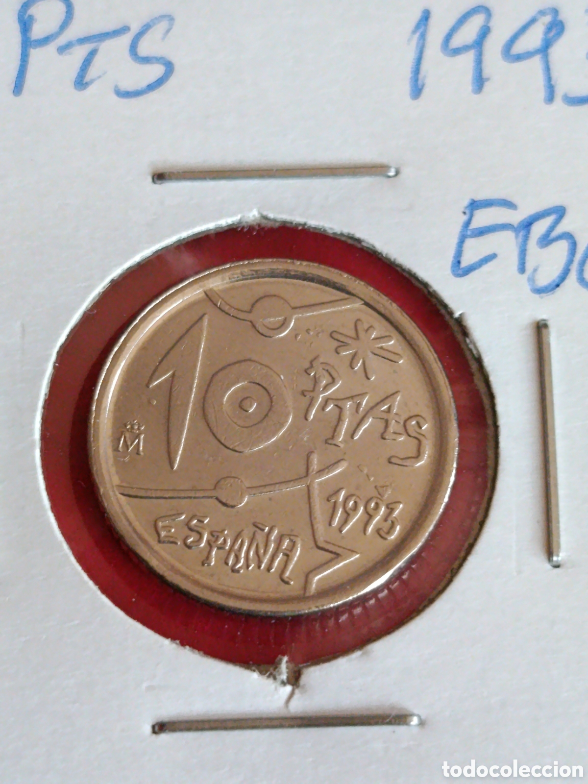 Monedas Juan Carlos I: JUAN CARLOS I. 10 PESETAS DE 1993. EBC+.