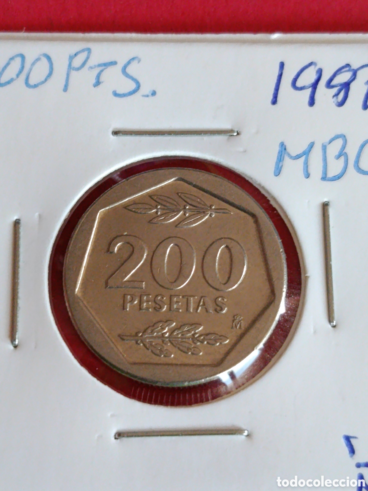 Monedas Juan Carlos I: JUAN CARLOS I. 200 PESETAS DE 1987. MBC.