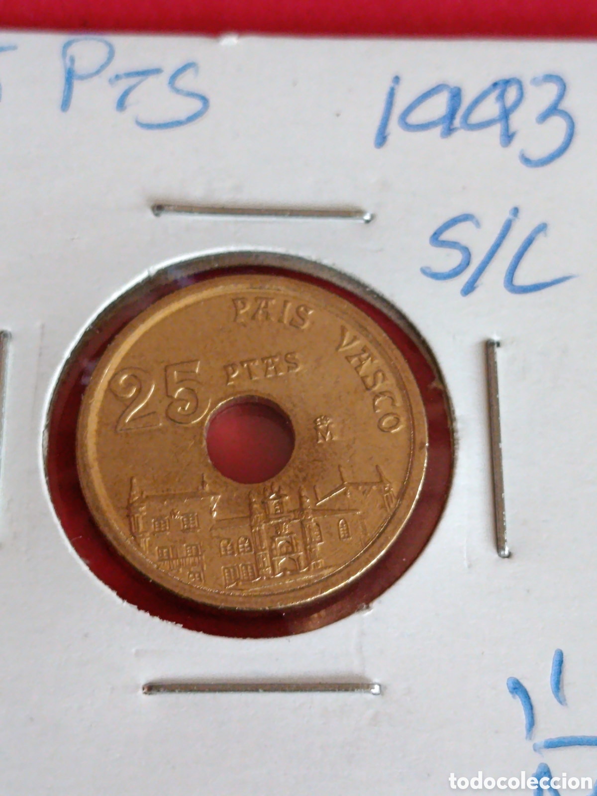Monedas Juan Carlos I: JUAN CARLOS I. 25 PESETAS DE 1993. S/C.