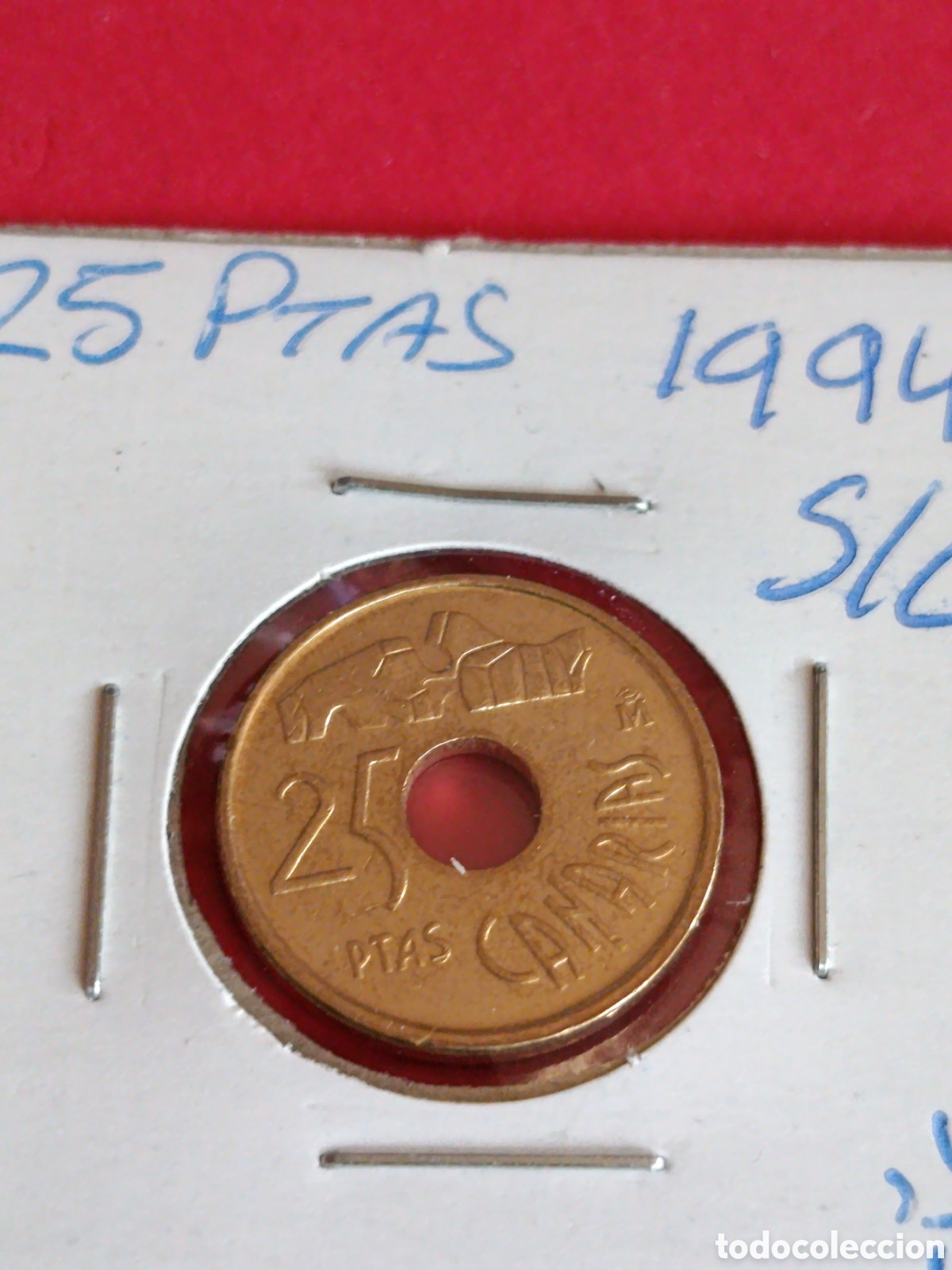Monedas Juan Carlos I: JUAN CARLOS I. 25 PESETAS DE 1994. S/C.