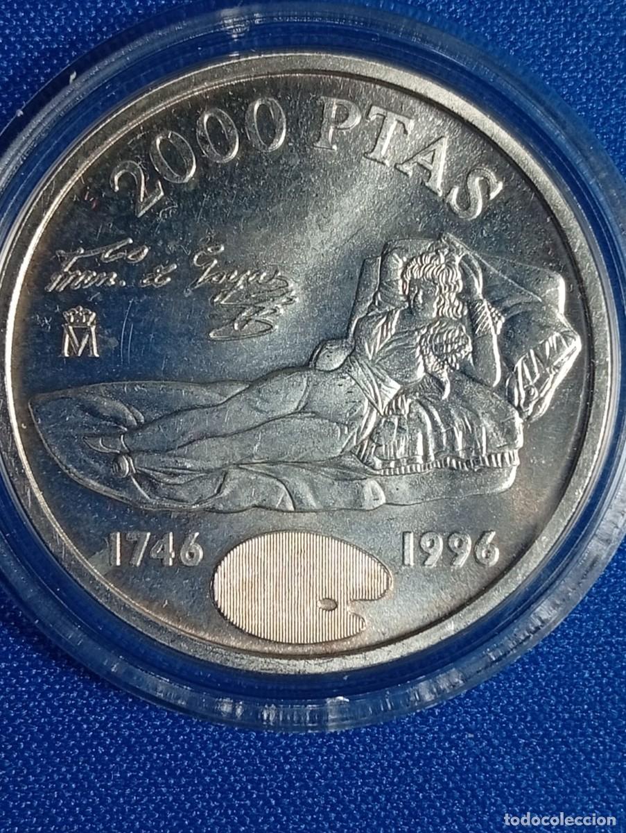 Monedas Juan Carlos I: Moneda de plata 2000 ptas 1996