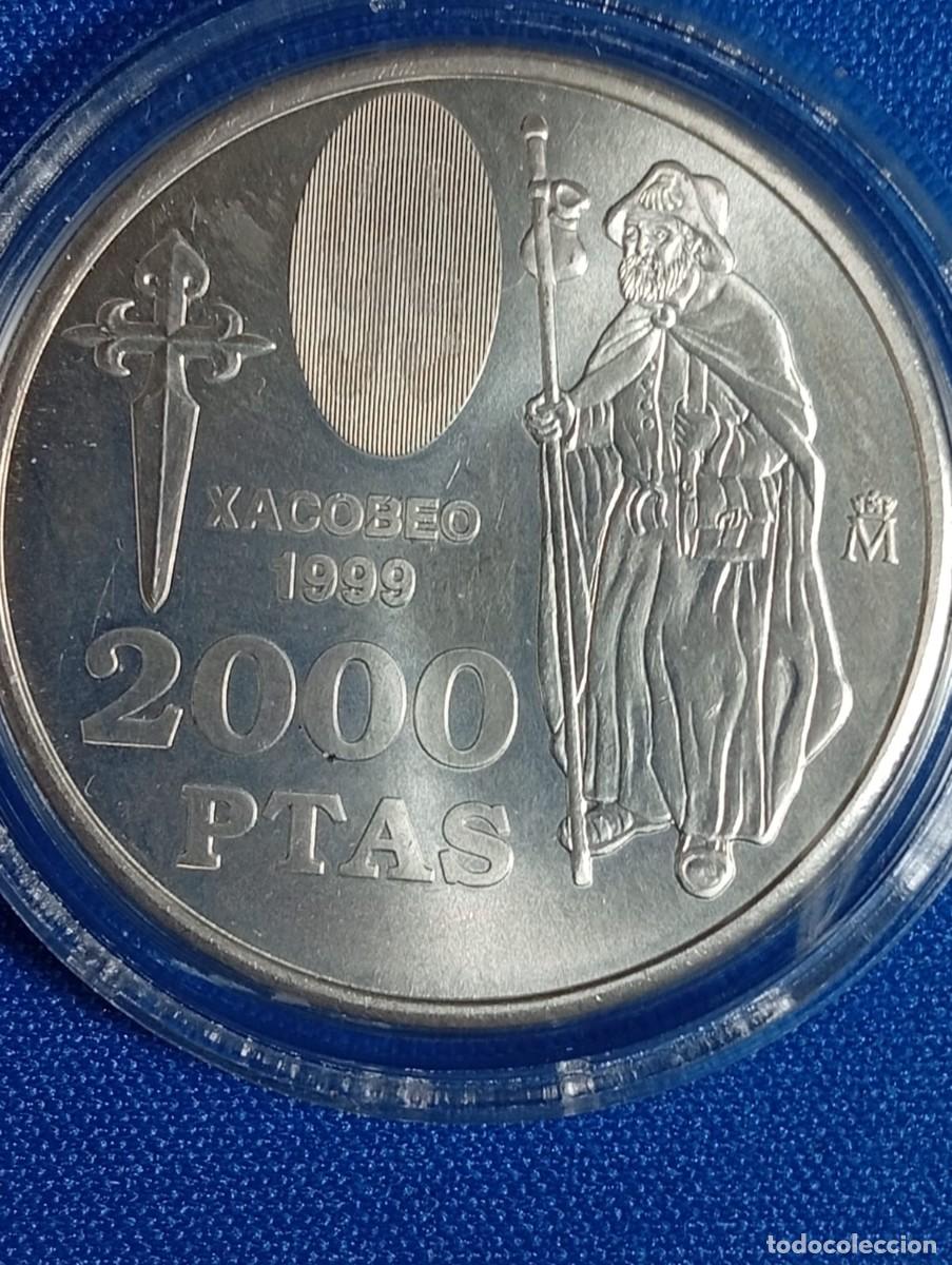 Monedas Juan Carlos I: Moneda de plata 2000 ptas 1999