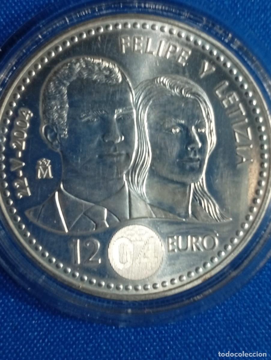 Monedas Juan Carlos I: Monade de plata 12 &euro; 2004