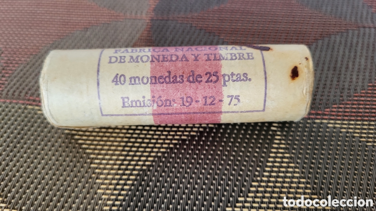 Monedas Juan Carlos I: Cartucho 25 pesetas Juan Carlos l
