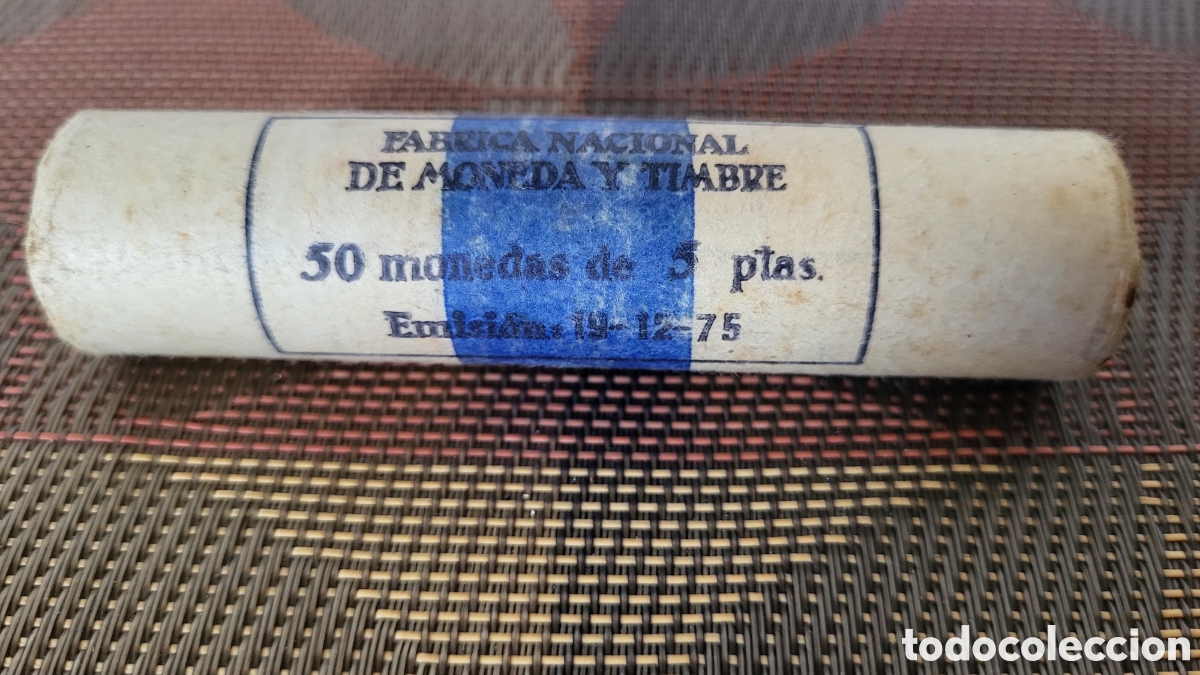 Monedas Juan Carlos I: Cartucho 5 pesetas Juan Carlos l
