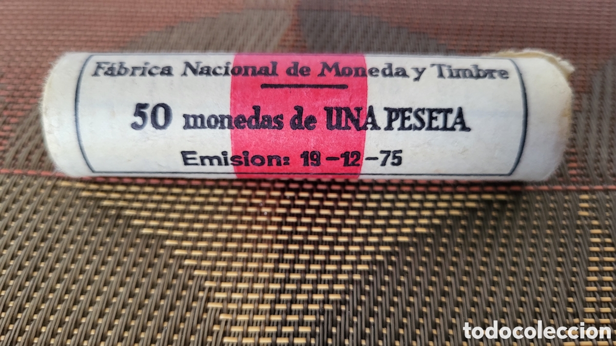 Monedas Juan Carlos I: Cartucho una peseta Juan Carlos l