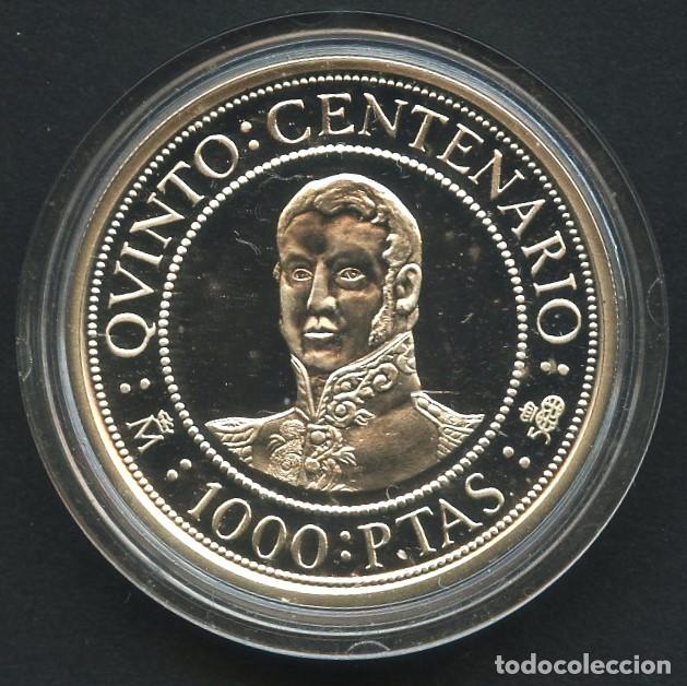 Moedas Juan Carlos I: MONEDA DE PLATA, MONEDAS QUINTO CENTENARIO, 3&ordf; SERIE, VALOR: 1000 PESETAS, 1991, FDC MATE