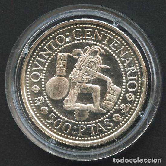 Monete Juan Carlos I: MONEDA DE PLATA, MONEDAS QUINTO CENTENARIO, 1&ordf; SERIE, VALOR: 500 PESETAS, 1989