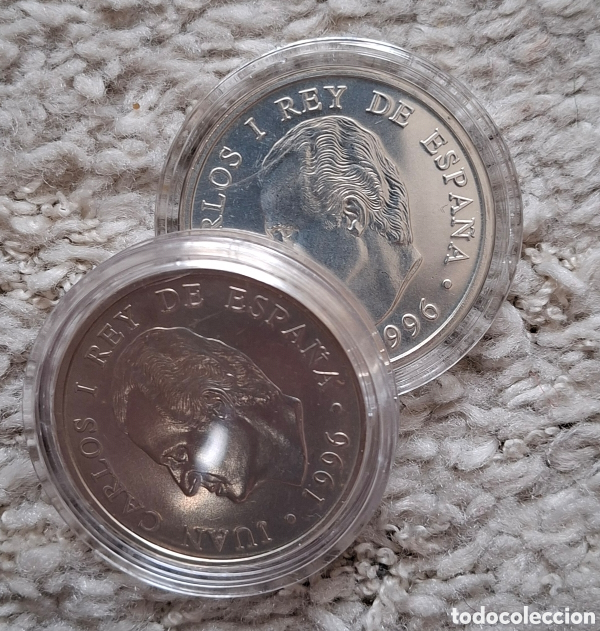 Monedas Juan Carlos I: Dos monedas plata FNMT 2.000 pts.Juan Carlos I. 1996 Goya