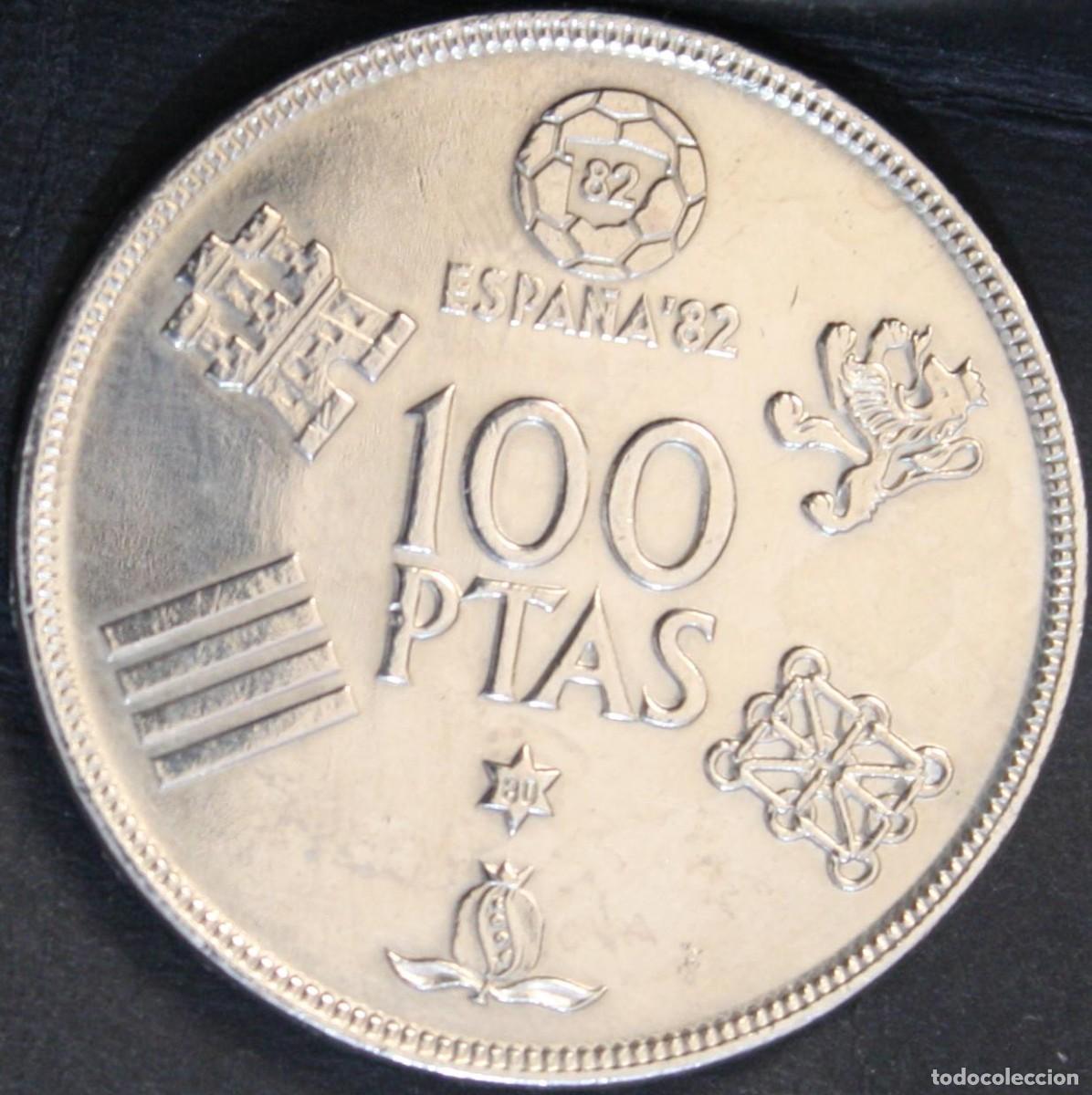 Monedas Juan Carlos I: Moneda de 100 Pesetas 1980 80 Espa&ntilde;a 82