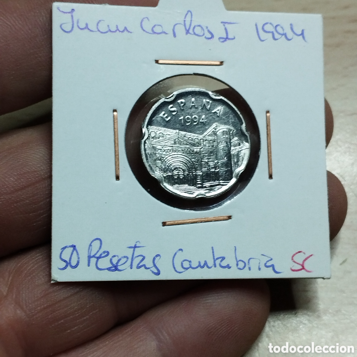 Monedas Juan Carlos I: Moneda 50 pesetas. 1994. Juan Carlos l. Cantabria. SC.
