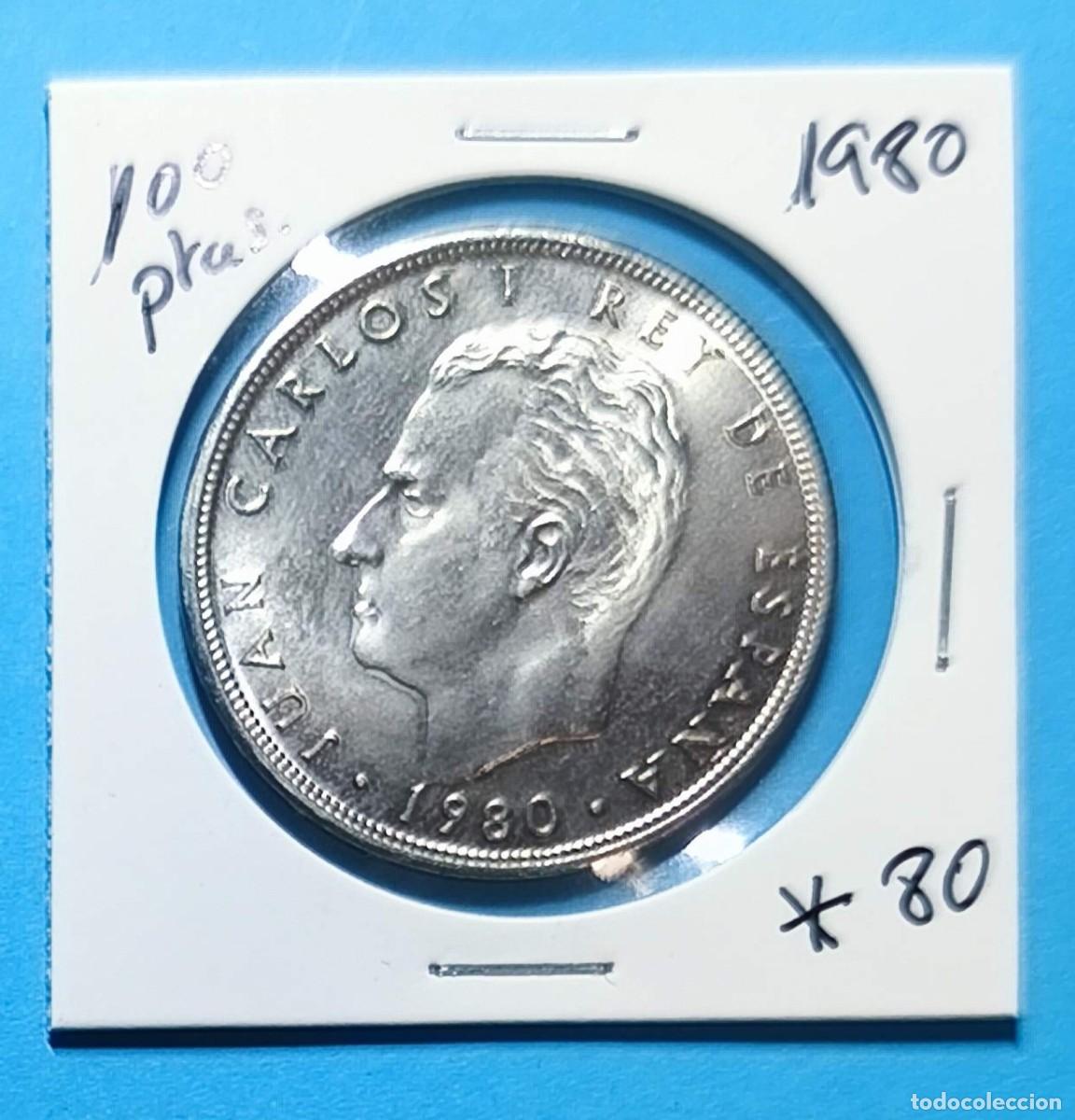 Monedas Juan Carlos I: 100 PESETAS 1980 ESTRELLA 80 - 2