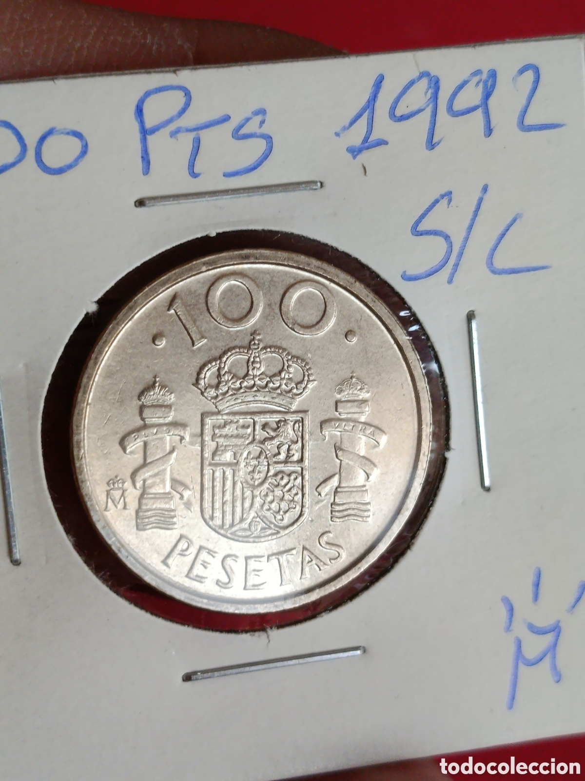 Monedas Juan Carlos I: JUAN CARLOS I. 100 PESETAS DE 1992. S/C.