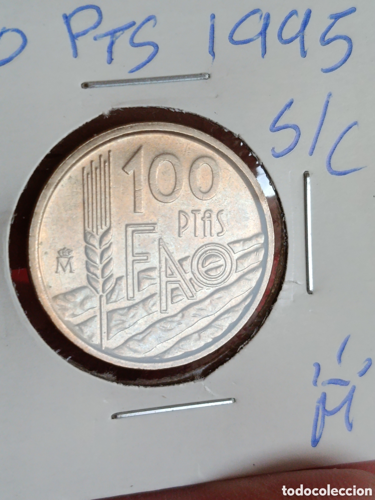 Monedas Juan Carlos I: JUAN CARLOS I. 100 PESETAS DE 1995. S/C.