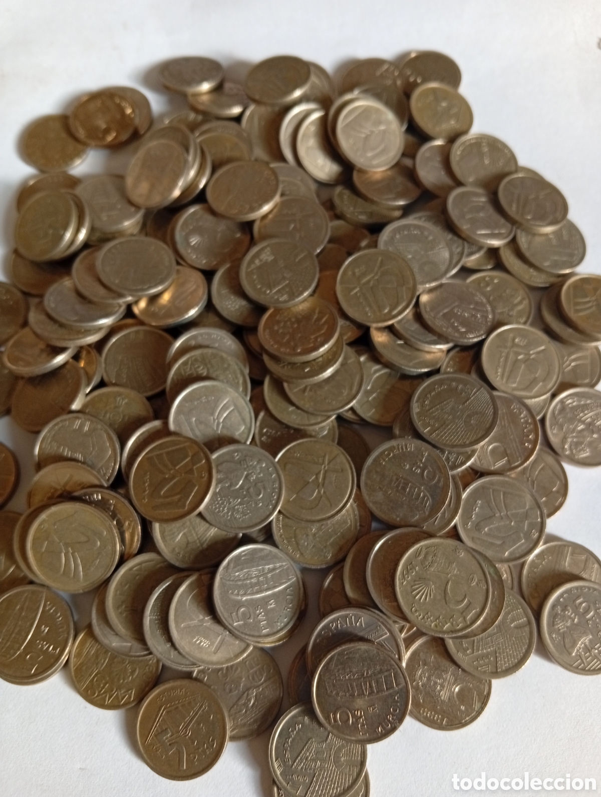 Monedas Juan Carlos I: Gran lote de 240 monedas de 5 pesetas