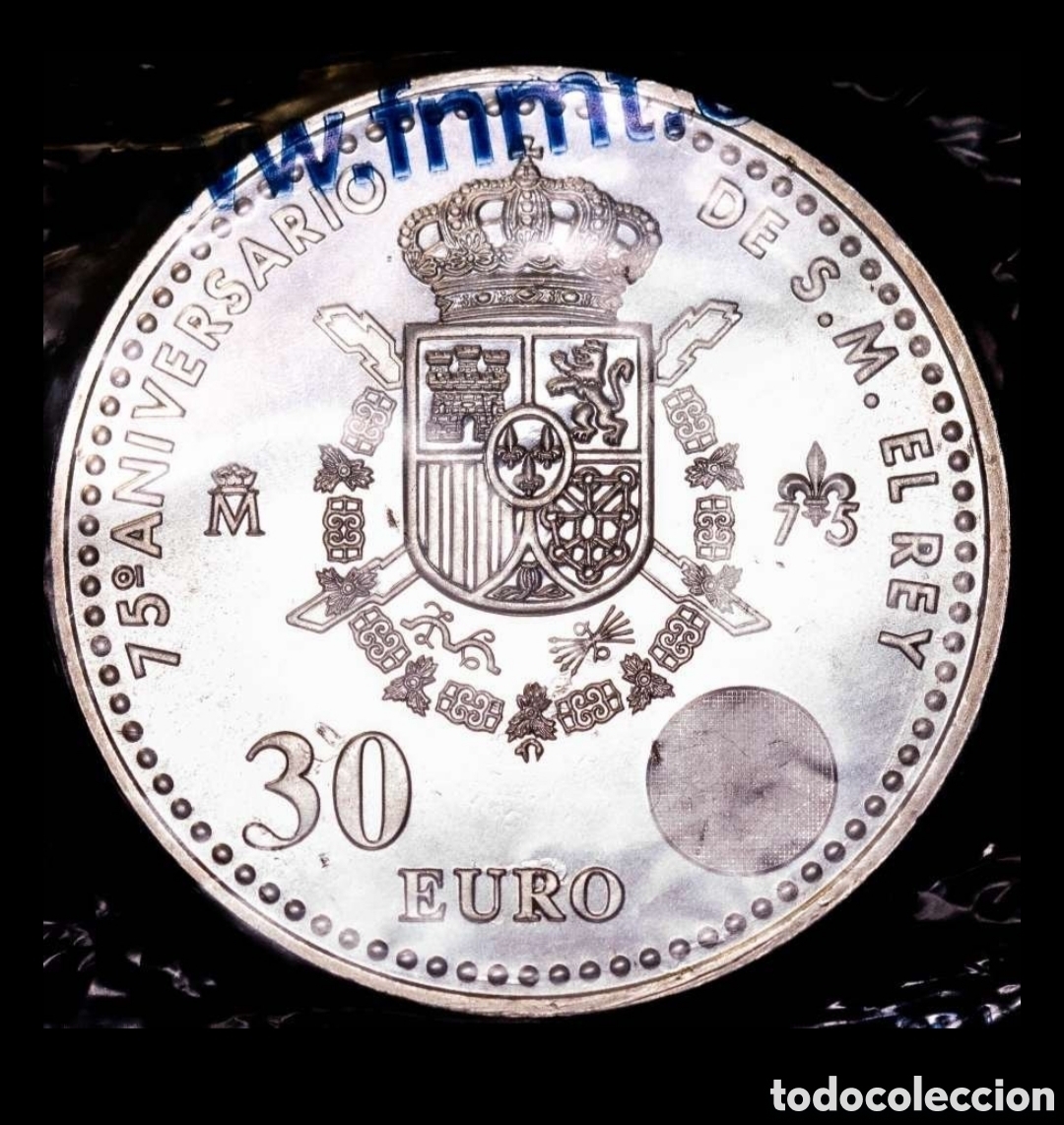 Monedas Juan Carlos I: Espa&ntilde;a. 30 Euros 2013 &rdquo;Juan Carlos Rey de Espa&ntilde;a&rdquo;