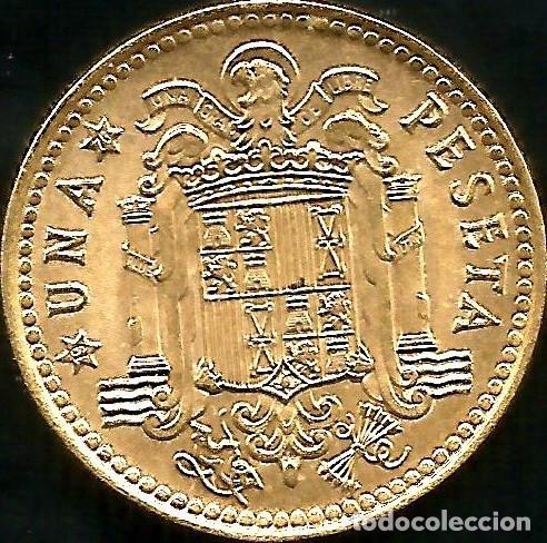 Monedas Juan Carlos I: ESPA&Ntilde;A 1975 *76 - 1 PESETA - KM 806 - CIRCULADA