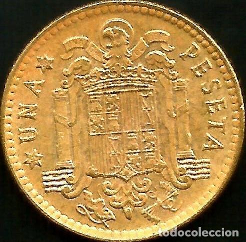 Monedas Juan Carlos I: ESPA&Ntilde;A 1975 *80 - 1 PESETA - KM 806 - CIRCULADA
