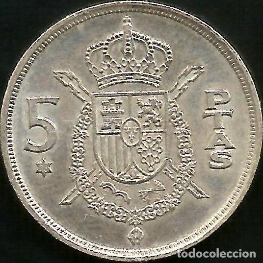 Monedas Juan Carlos I: ESPA&Ntilde;A 1975 *78 - 5 PESETAS - CECA CANADA - KM 807 - CIRCULADA