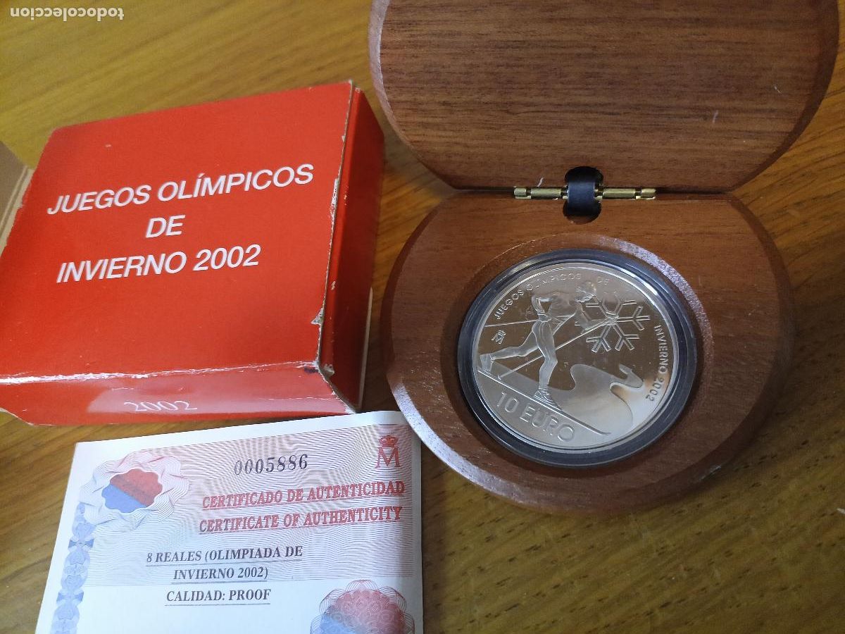 Monedas Juan Carlos I: 10 Euros Plata 2002 Juegos de Ol&iacute;mpicos Invierno FNMT