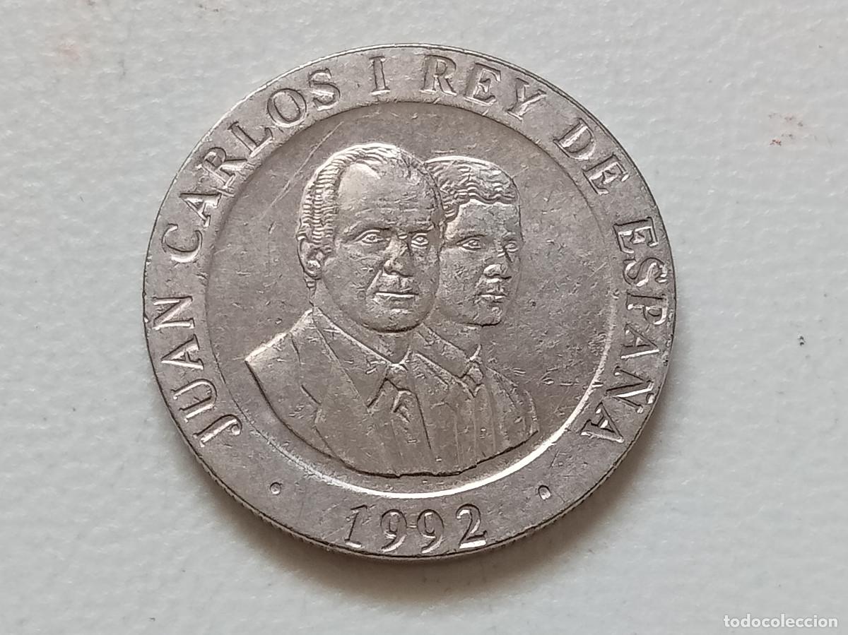 Monedas Juan Carlos I: JUAN CARLOS I 200 PESETAS 1992 PORTADOR ANTORCHA EBC-