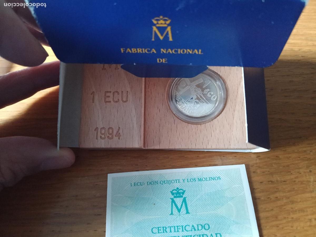 Monedas Juan Carlos I: ESTUCHE MONEDA 1 ECU 1994, PLATA, ORIGINAL FNMT