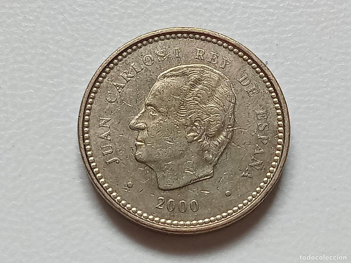 Monedas Juan Carlos I: JUAN CARLOS I 100 PESETAS 2000 LIS HACIA EL ANVERSO EBC-