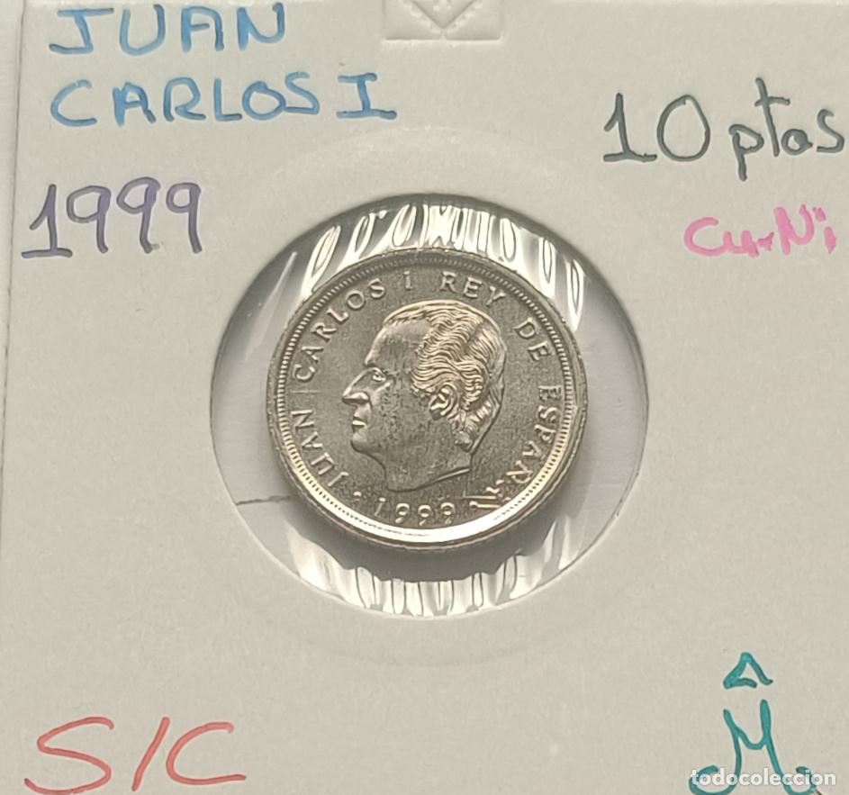 Monedas Juan Carlos I: 10 pesetas 1999, Juan Carlos I, sin circular, S/C, encartonada