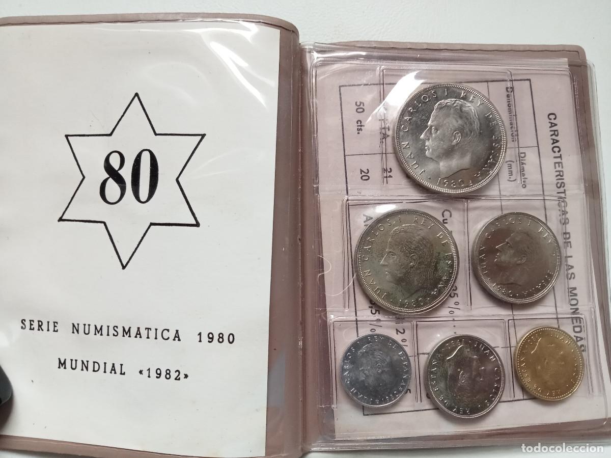 Monedas Juan Carlos I: JUAN CARLOS I CARTERA MONEDAS MUNDIAL 6 VALORES 1980 *80 SC