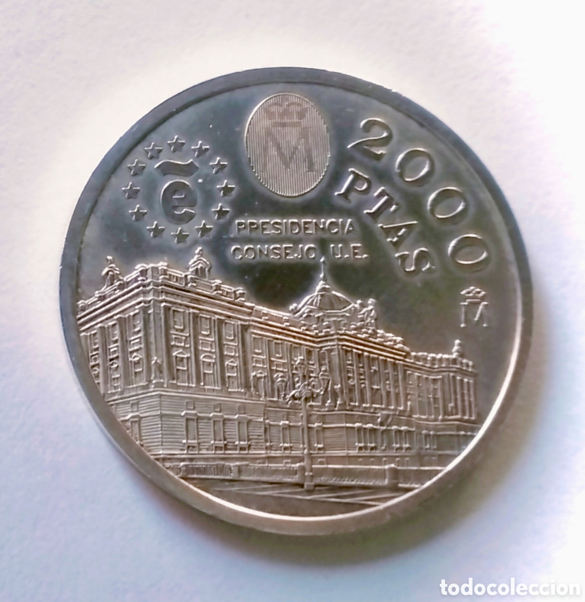 Monedas Juan Carlos I: Moneda de plata de 2000 pesetas 1995 - Foto 2