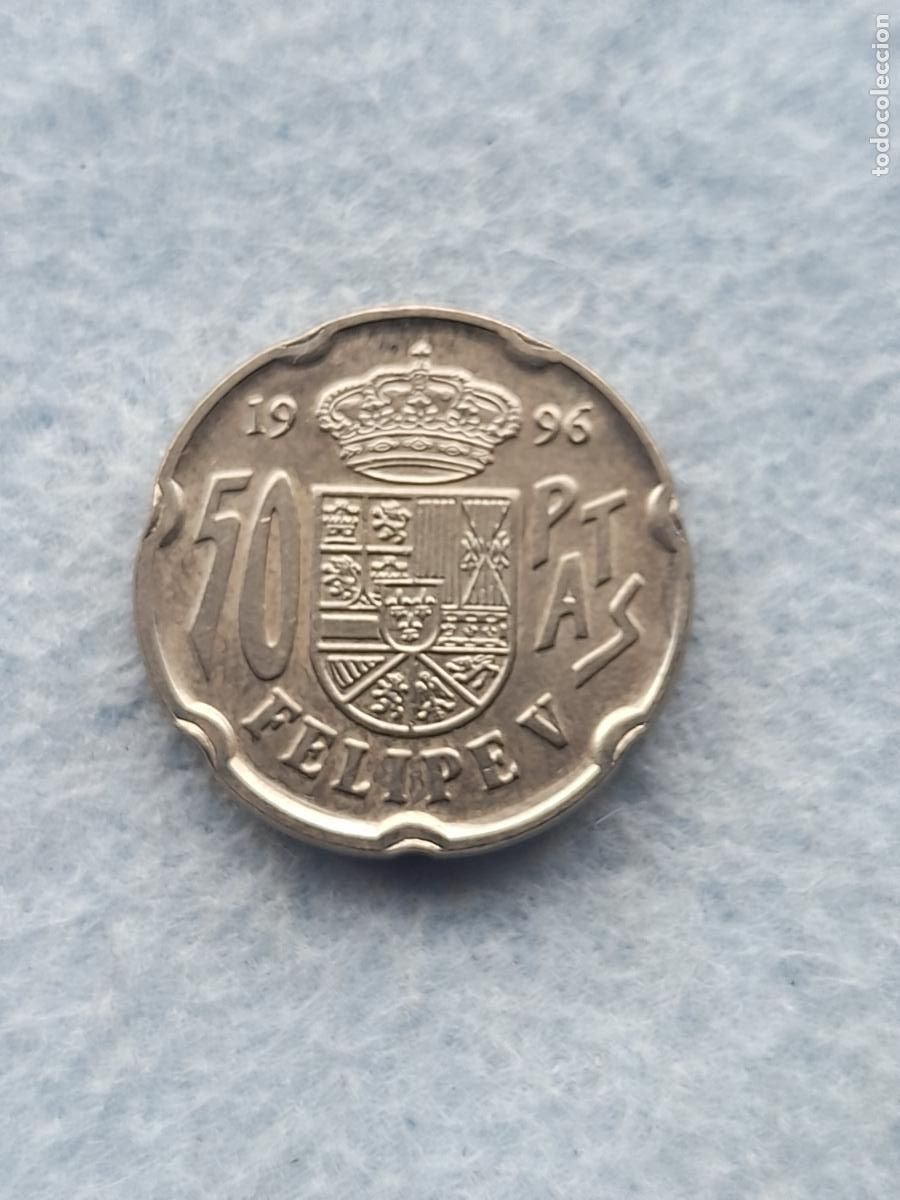 Monedas Juan Carlos I: Juan Carlos I. 50 Pesetas. A&ntilde;o 1996. Sin Circular.