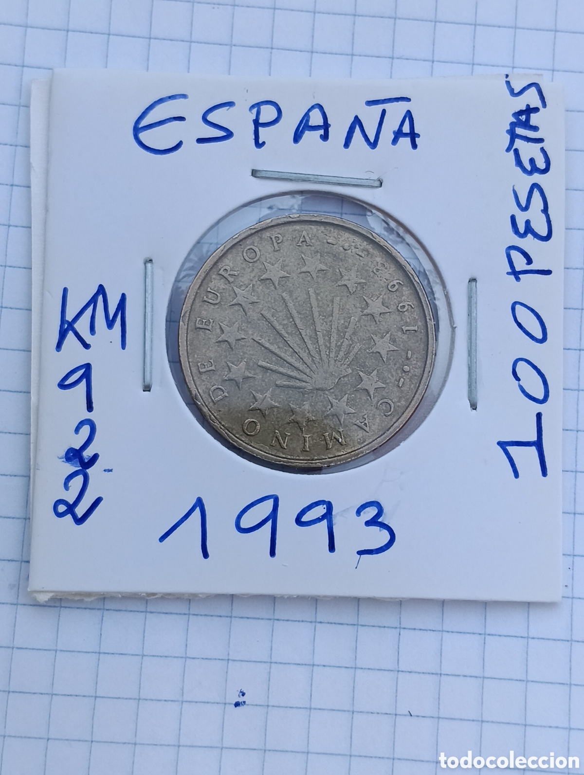Monedas Juan Carlos I: Espa&ntilde;a 100 ptas 1993 km922
