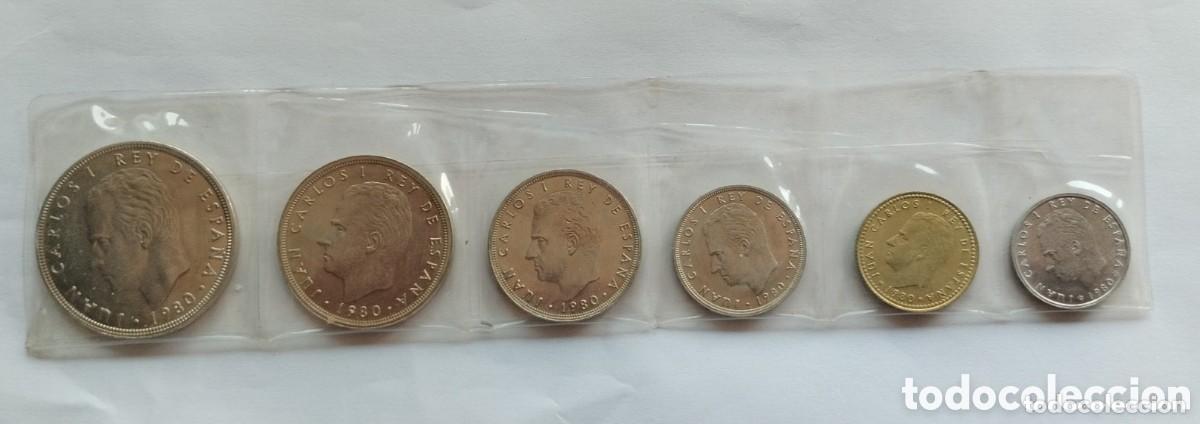 Moedas Juan Carlos I: TIRA DE MONEDAS DE JUAN CARLOS I 1980 ESTRELLA 80 MUNDIAL SIN CIRCULAR