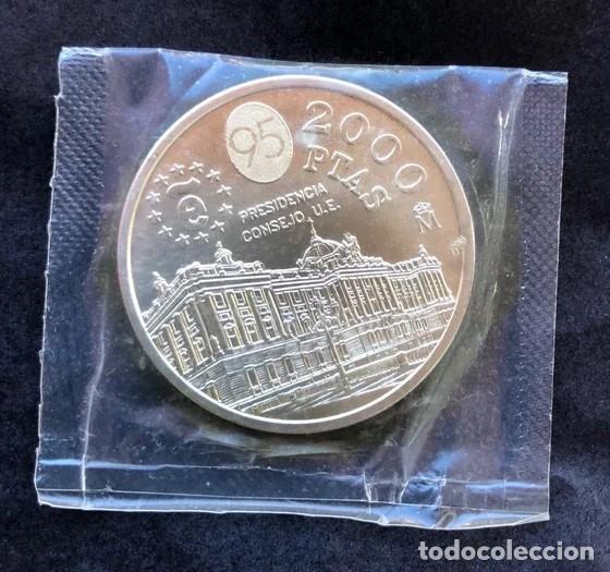 Monedas Juan Carlos I: Moneda Plata 2000 pesetas 1995
