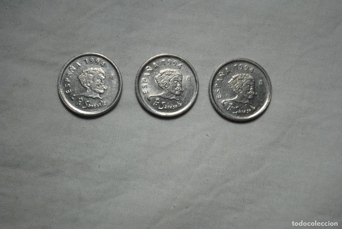 Monedas Juan Carlos I: MONEDAS DE 10 PESETAS 1994 , LOTE DE TRES .