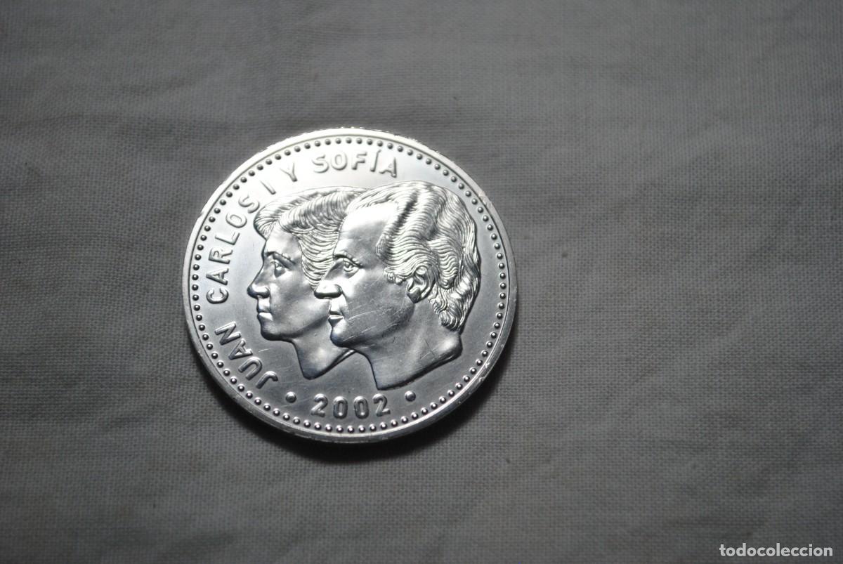 Monedas Juan Carlos I: MONEDA DE 12 EUROS 2002 JUAN CARLOS I Y SOFIA .