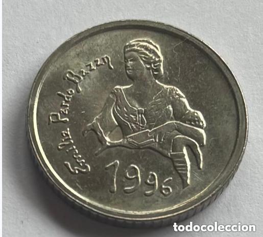 Moedas Juan Carlos I: MONEDA DE 10 PESETAS JUAN CARLOS I 1996 &rdquo; EMILIA PARDO BAZ&Aacute;N &rdquo; SIN CIRCULAR