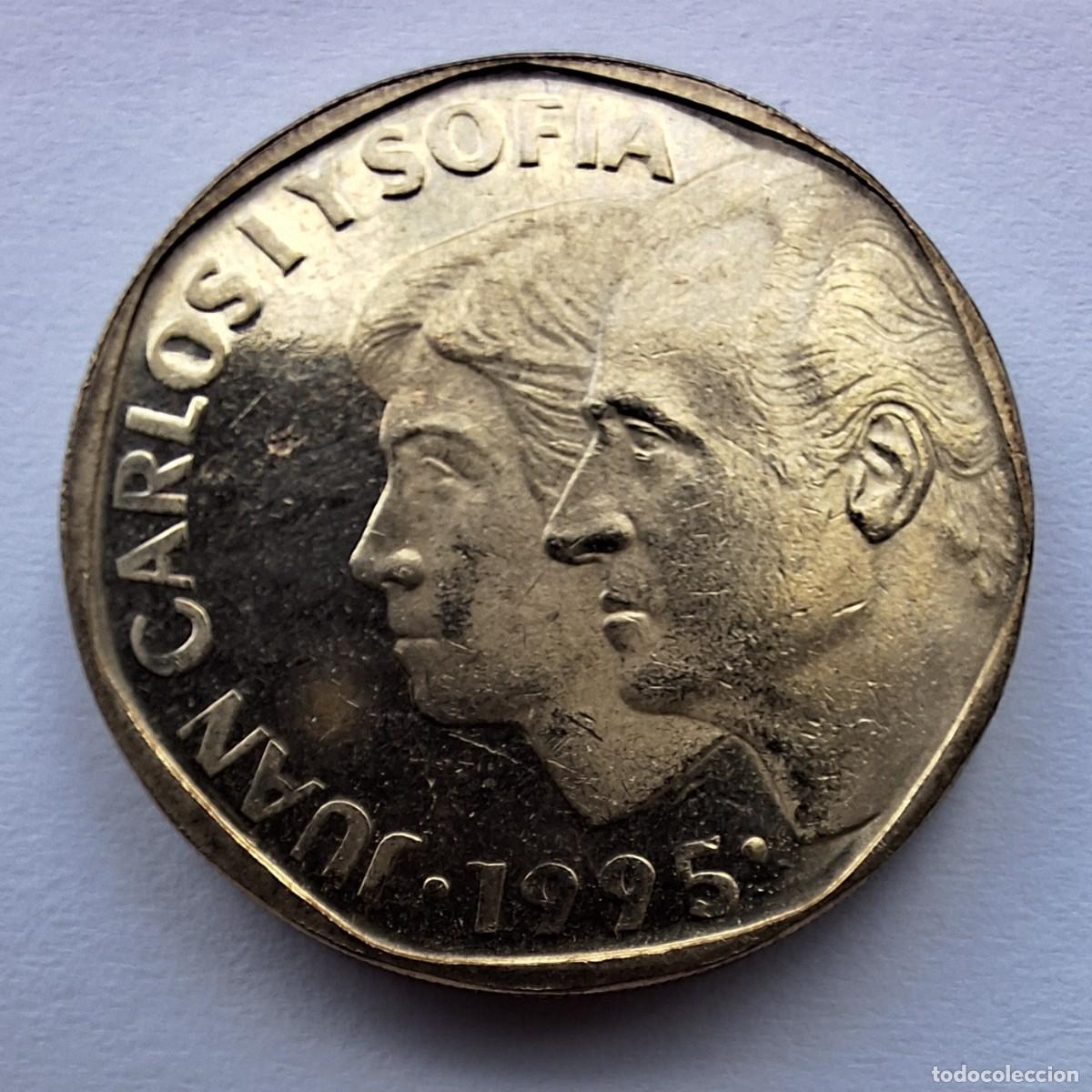 Monnaies Juan Carlos I: MONEDA 500 PESETAS 1995 SC DE CARTUCHO UNC SIN CIRCULAR