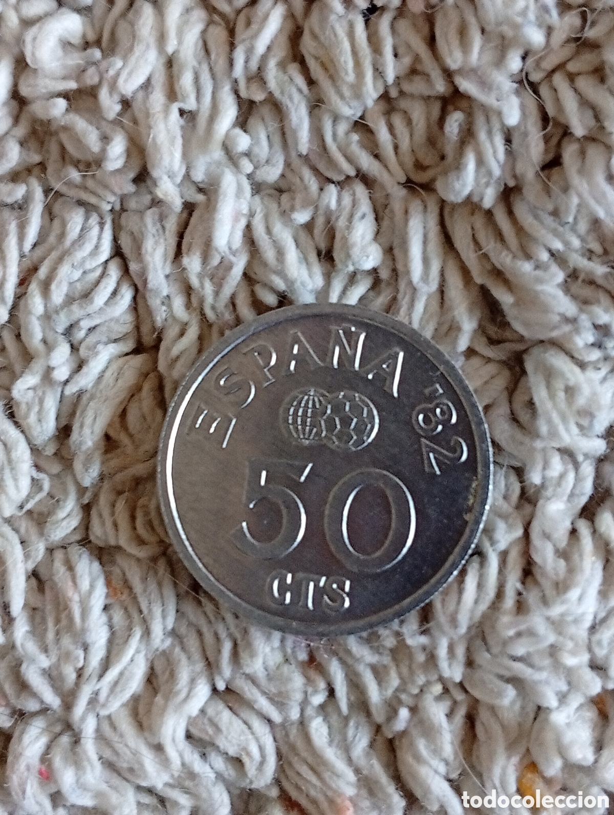 Moedas Juan Carlos I: Moneda conmemoraci&oacute;n Espa&ntilde;a 82, 50 c&eacute;ntimos