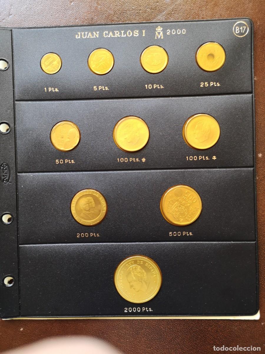 Monedas Juan Carlos I: Hoja Pardo N&ordm; B17 completa a&ntilde;o 2000 Juan Carlos I