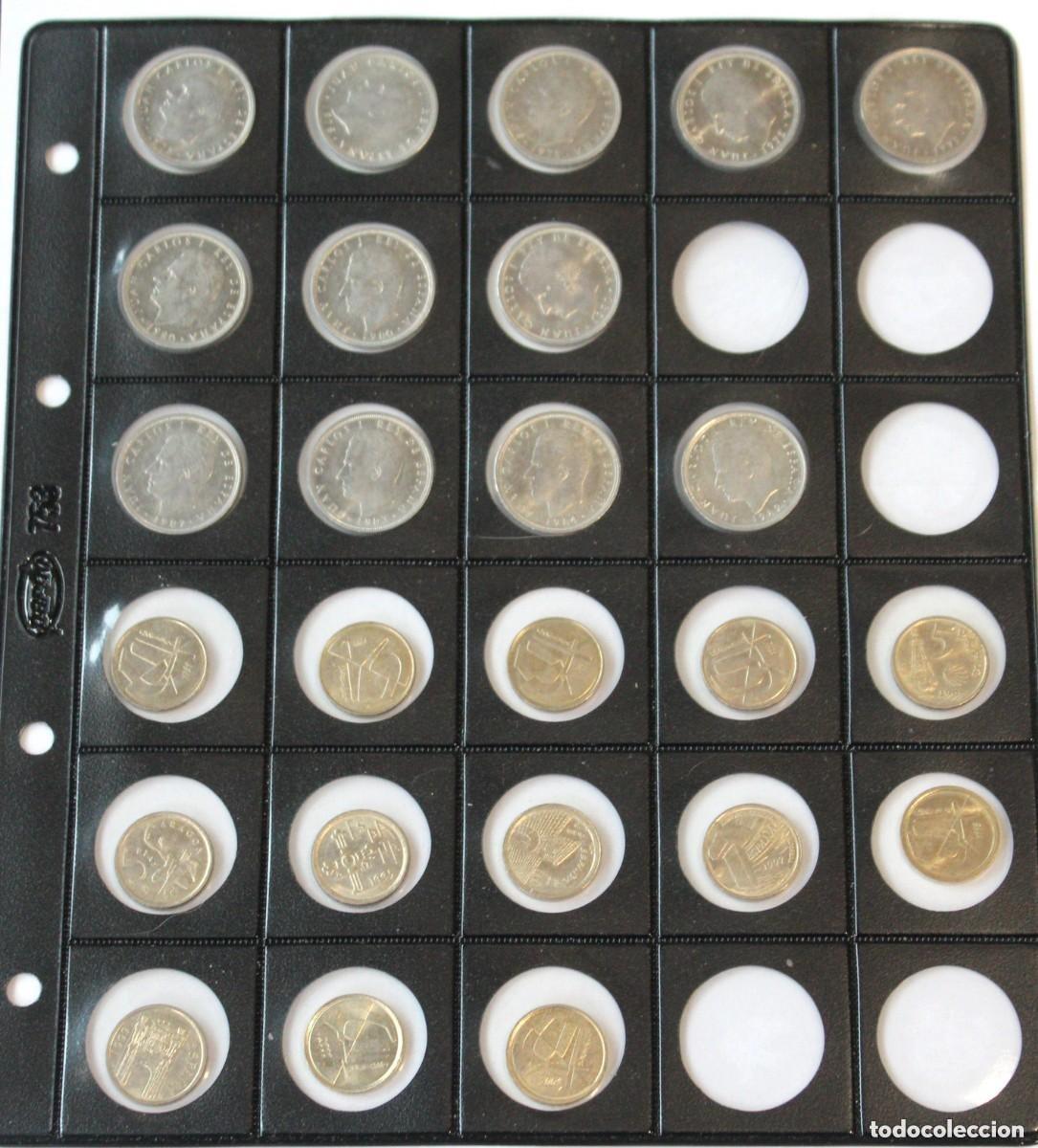 Monedas Juan Carlos I: COLECCI&Oacute;N 5 PESETAS JUAN CARLOS I 1975-1980 AL 2001 COMPLETA