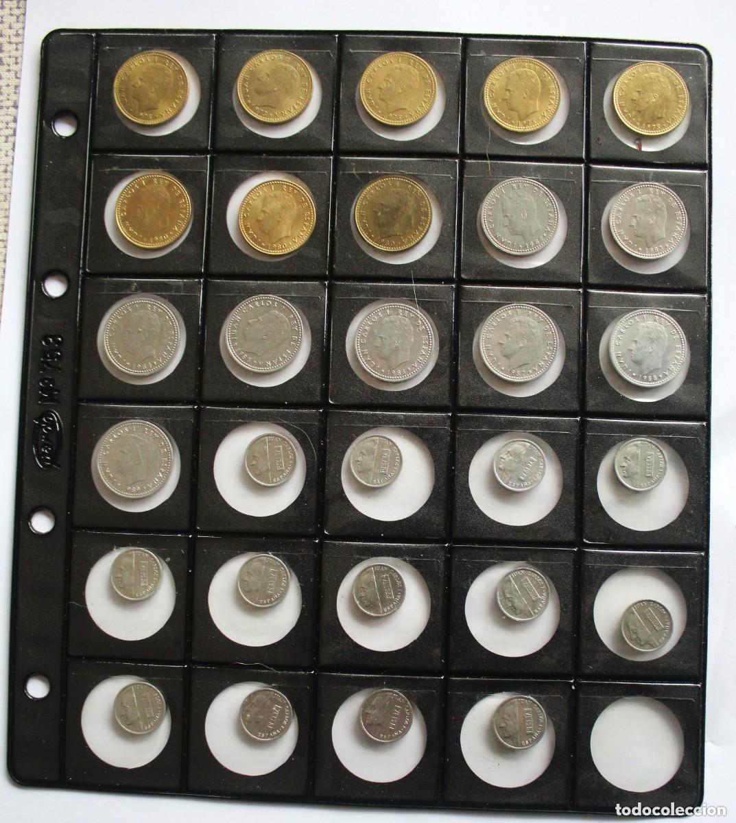 Monedas Juan Carlos I: COLECCI&Oacute;N 1 PESETA JUAN CARLOS I 1975-1980 AL 2001 COMPLETA