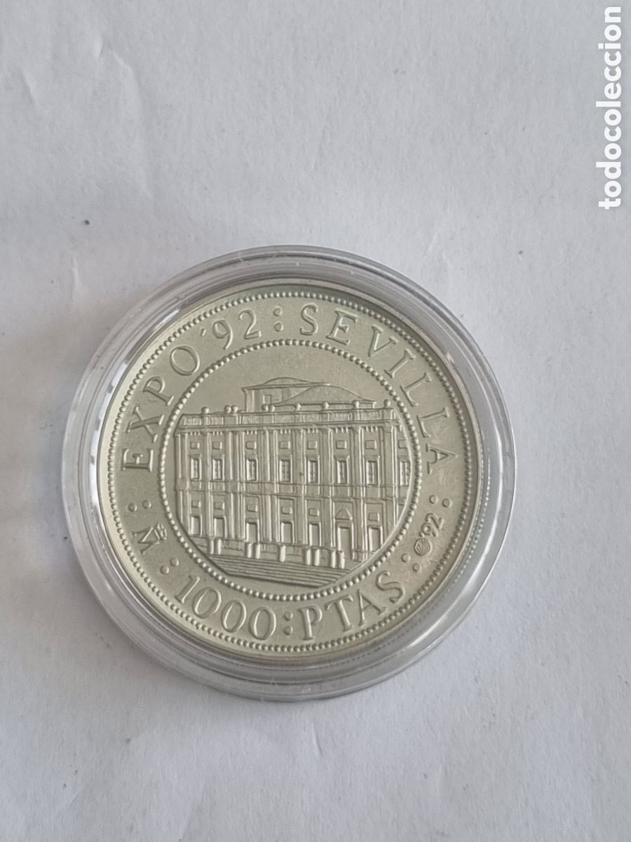Monedas Juan Carlos I: Moneda 1000 expo sevilla 1992 juan carlos I