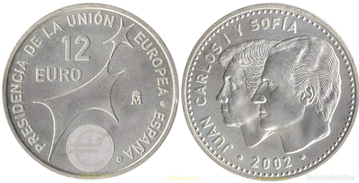 Monedas Juan Carlos I: 3275 ESPA&Ntilde;A 2002 ESPA&Ntilde;A 2002 PRESIDENCIA U.E. 12 EUROS