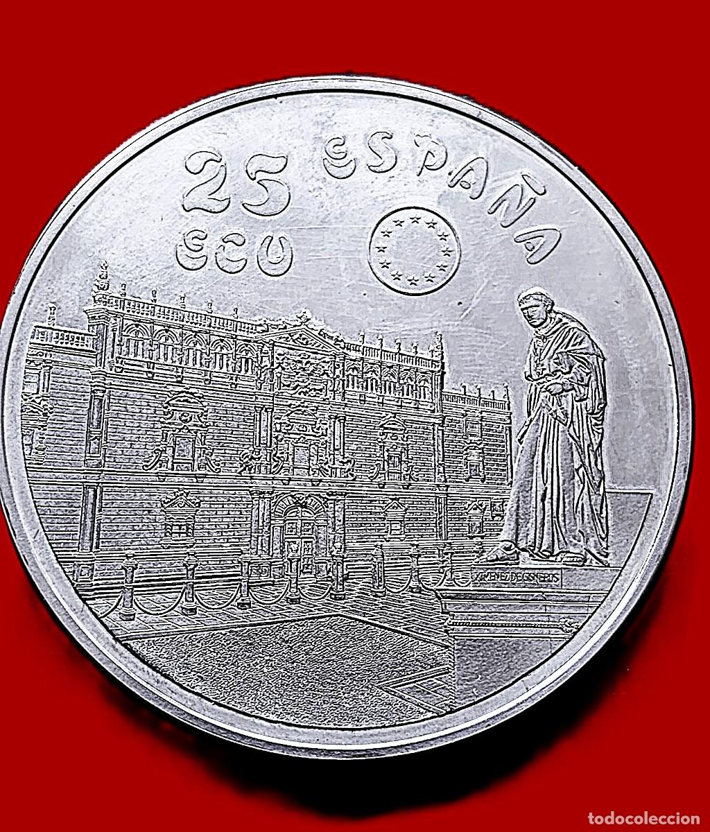 Monedas Juan Carlos I: Espa&ntilde;a. 25 Ecus 1994 Plata 925 Conmemorativa Cervantes