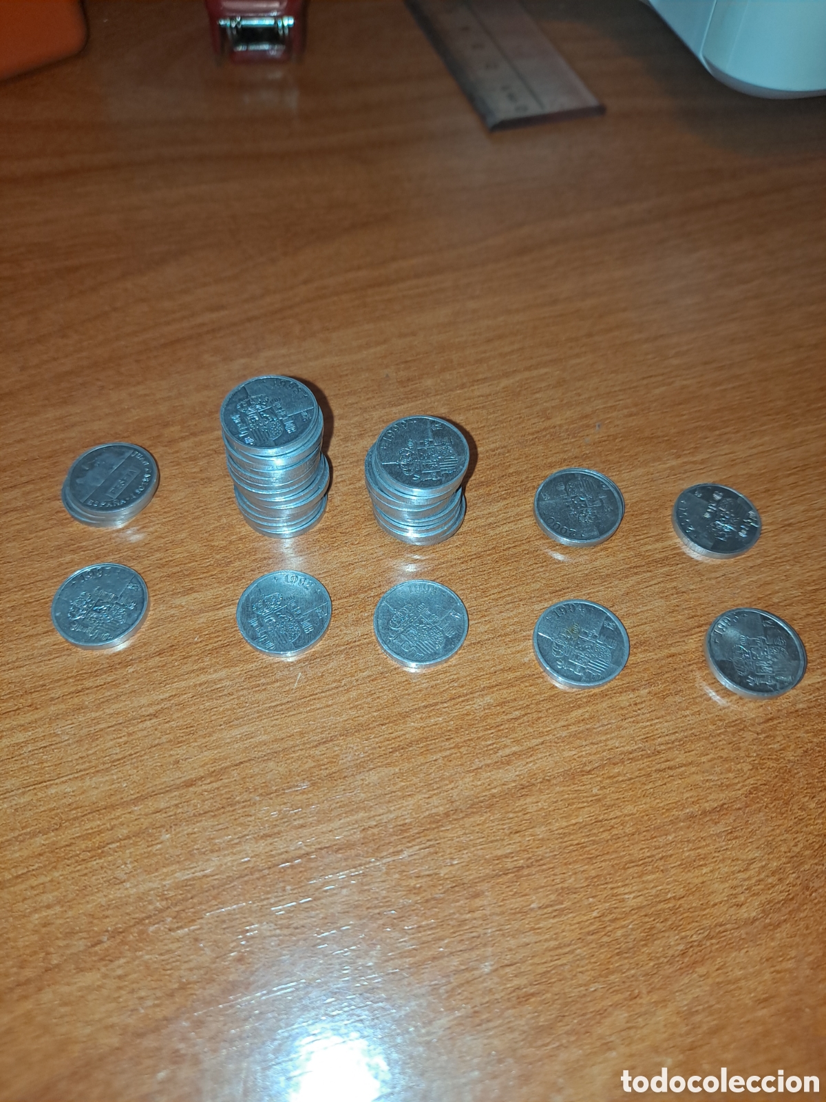 Monedas Juan Carlos I: 35 monedas de 1 peseta 1991-2001