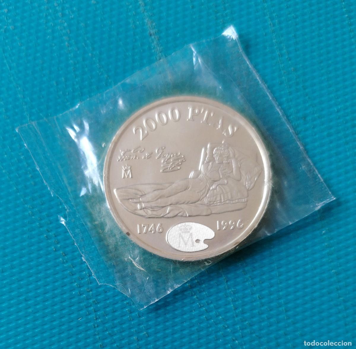 Monedas Juan Carlos I: MONEDA DE ESPA&Ntilde;A - 2000 PESETAS DE PLATA - A&Ntilde;O 1996 - EN SU BLISTER - 3003RFD