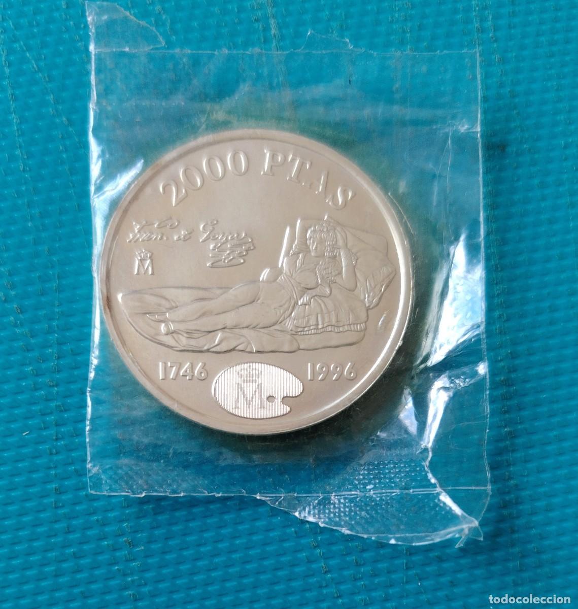 Monedas Juan Carlos I: MONEDA DE ESPA&Ntilde;A - 2000 PESETAS DE PLATA - A&Ntilde;O 1996 - EN SU BLISTER - 3004UJK